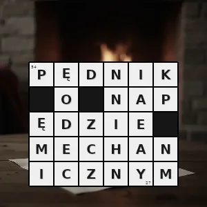 Rozwiązanie krzyżówki: urządzenie zamieniające energię dostarczoną z silnika napędowego na siłę poruszającą jednostkę pływającą - pędnik o napędzie mechanicznym | hasła, synonimy i podpowiedzi Hasło krzyżówkowe urządzenie zamieniające energię dostarczoną z silnika napędowego na siłę poruszającą jednostkę pływającą - pędnik o napędzie mechanicznym – rozwiązanie, synonimy, podpowiedzi i definicje krzyżówkowe